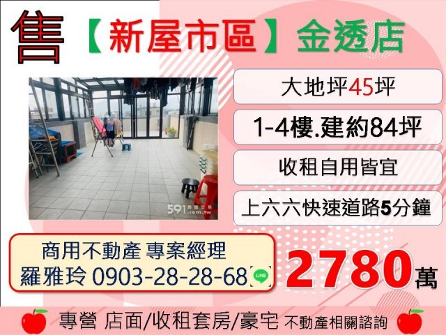 【新屋市區】邊間金透店@羅雅玲0903282868~-大中壢房仲網 -  農地/建地/工業廠房/店面/透天別墅 