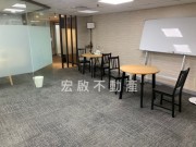 租辦公室大安區純辦大樓門面佳裝潢優3隔間-宏啟不動產商用租賃  物件照片1